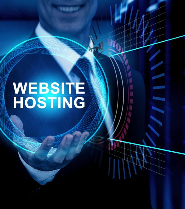website-hosting-with-smiley-man-suit
